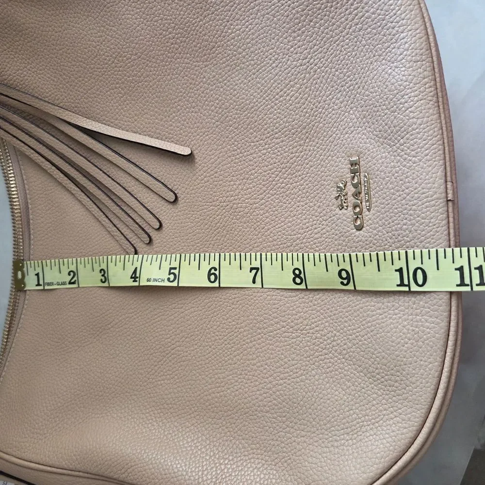 Coach Sutton Pebbled Leather Hobo Shoulder Bag - Picture 12 of 12